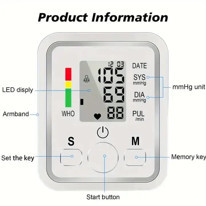 Digital Upper Arm blood pressure monitor