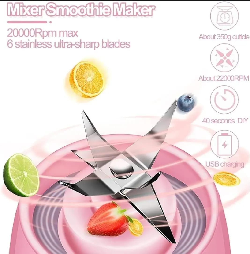 Portable Rechargeable Blender Juicer